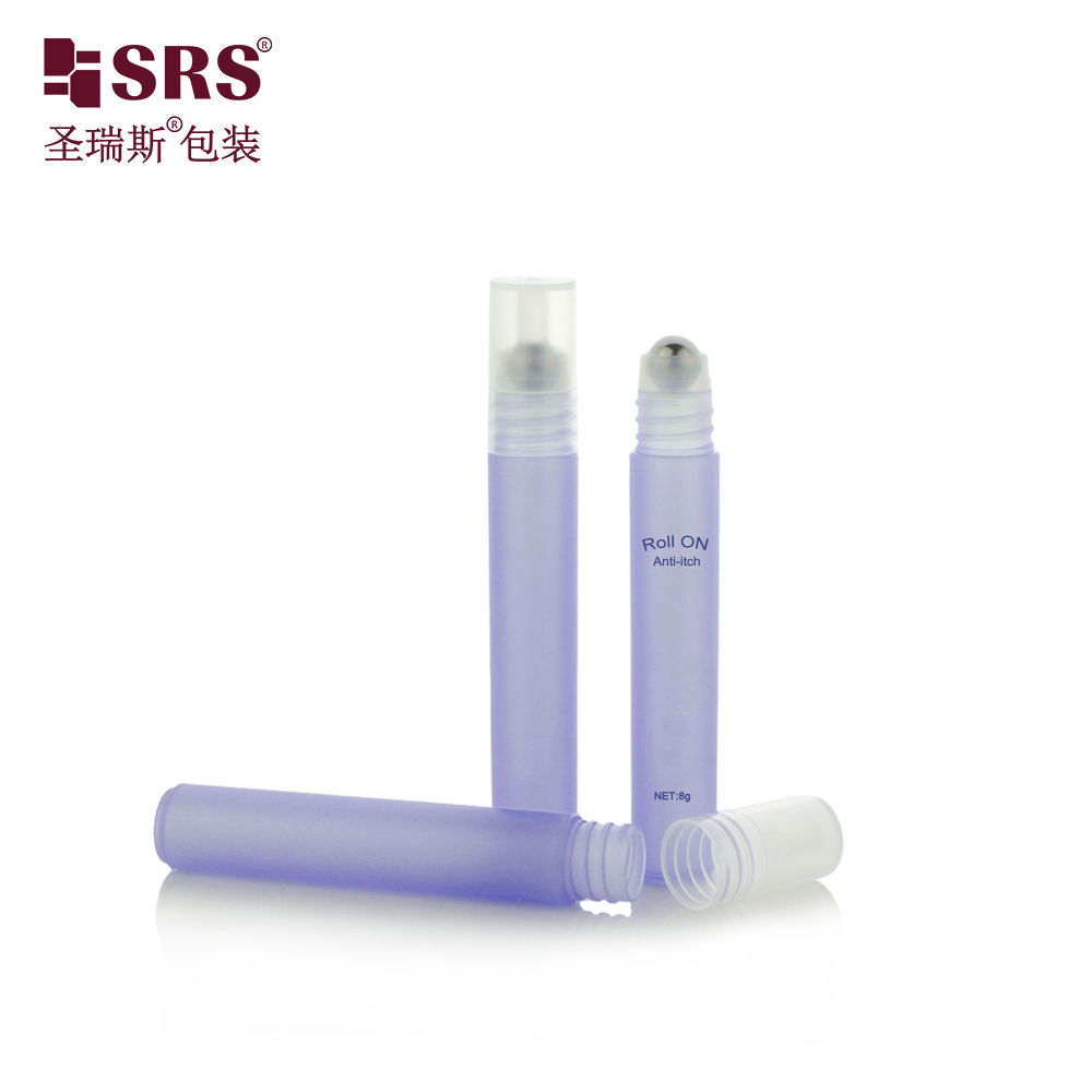 RPPH Travel PP Plastic Roll‑on Bottle Empty Mini Roller Vial for Acne Liquid Serum Cooling Gel Itch Relief Water Packaging