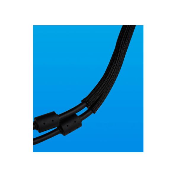 Слевинг полиэстера теплоусаживающий заплетенный, высокая плотность рукава предохранения от кабеля