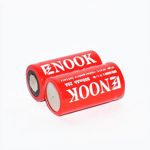 800mAh 20amp IMR 18350 Battery Rechargeable 3.7V Li Ion Battery Cell