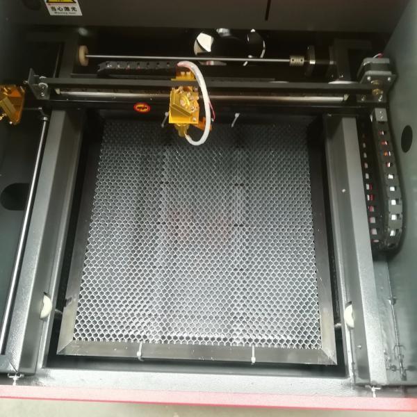 50w 4040 laser engraving cutting machine with CO2 laser tube and golden laser head
