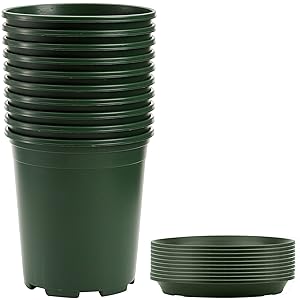 Nursery Pot Plant Grow Sturdy Flower pots in Bulk Price Gallon Durable Nursery Pot Garden Flower Pots Nursery Plant Container Kit With Matching Pallets