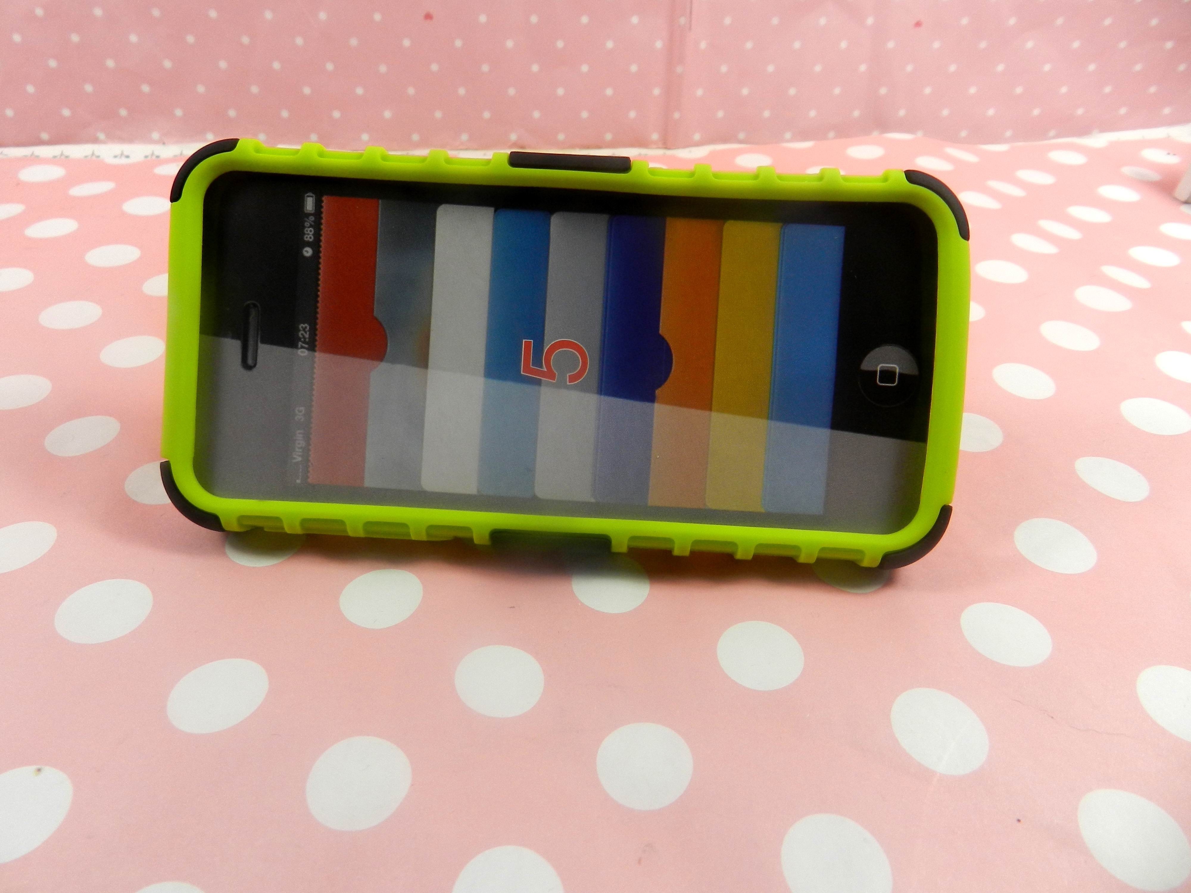 OEM Iphone 5 PC Phone Case Dustproof With Simple Kick Stand
