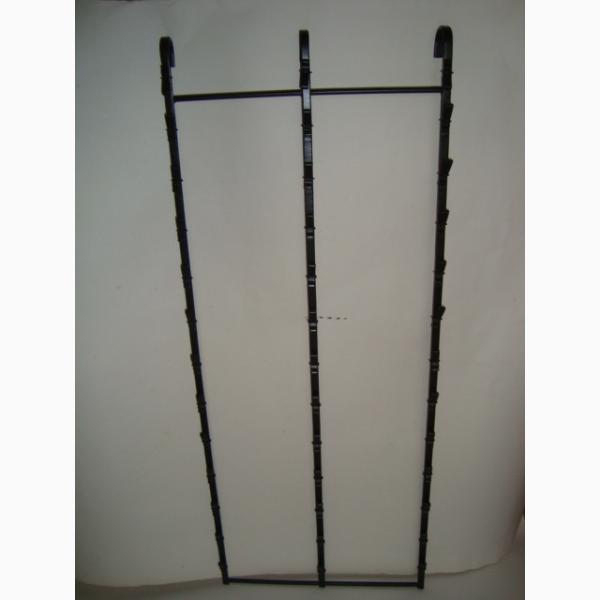 3 Metal Strips Clip Snack Display Rack For Door Or Wall