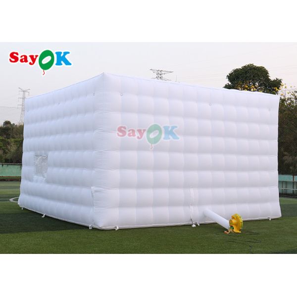 Светодиодный свет для свадебных тортов Дом Ночной клуб Надувная кубическая палатка