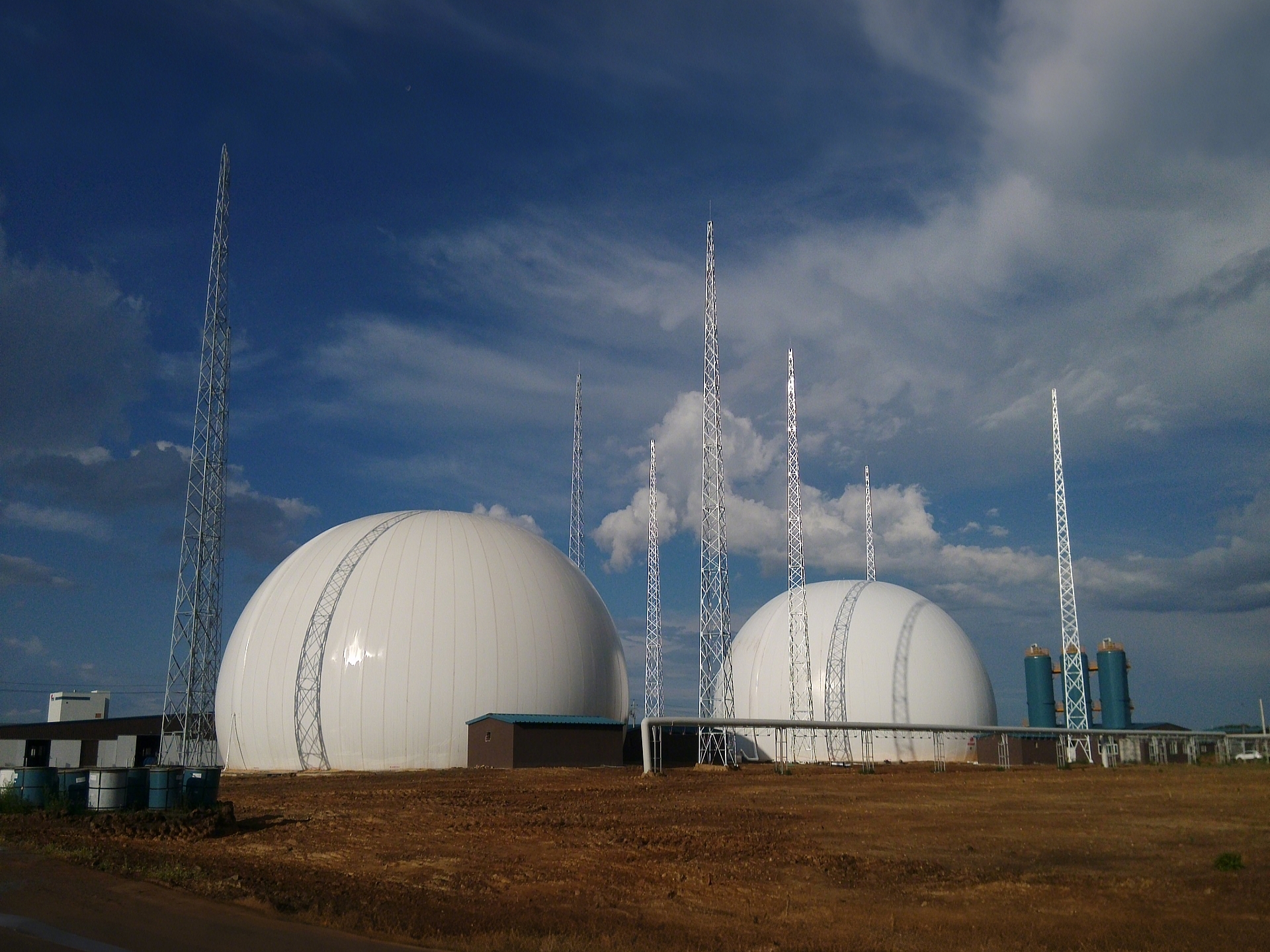 Double Membrane Biogas Holder