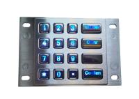 Clavier éclairé à contre-jour bleu de bâti de panneau de course d'IP65 DC5V 1.5mm