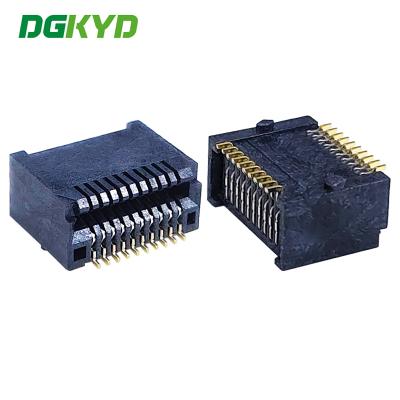 Conector SFP 1X1 sem casca de blindagem LCP bronze de fósforo DGKYDSFP2C2100D00B022