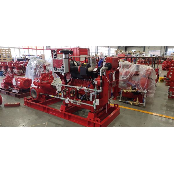 Высоким УЛ управляемый электрическим двигателем пожарного насоса НФПА 20 давления красным ФМ 284М3/Х 2313 ПСИ