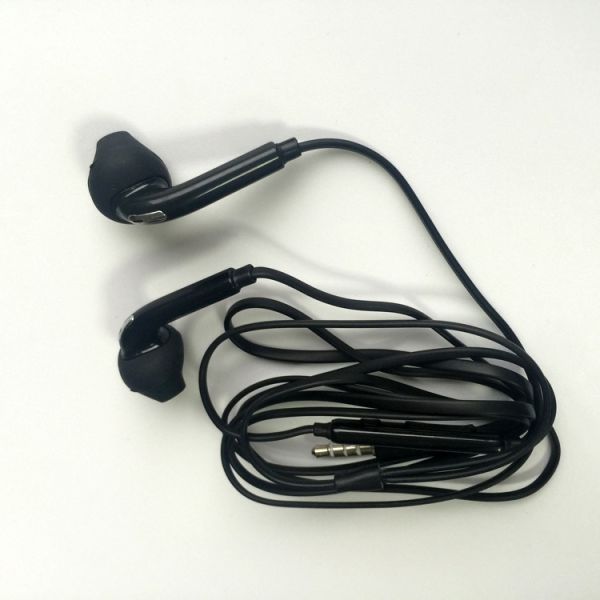 наушник S6 хэндс-фри 110cm мобильного телефона 3.5mm в Earbuds связанном проволокой ухом с Mic