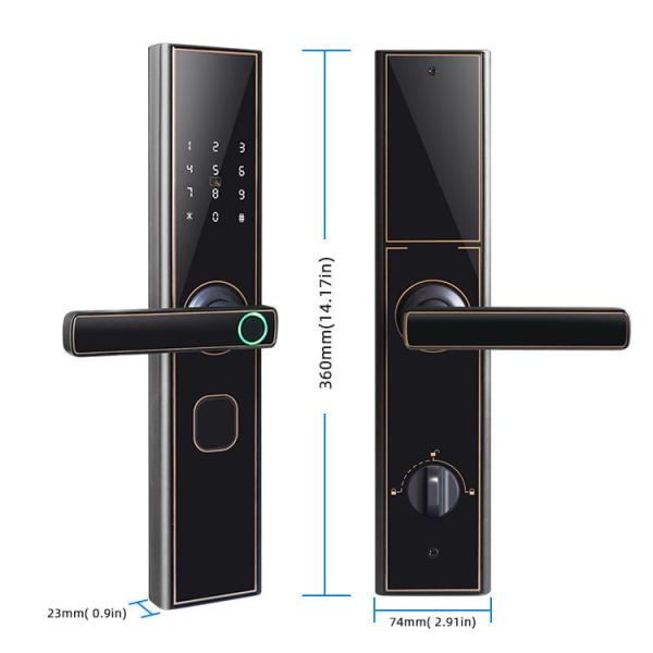 Keyless Digital Smart Door Locks Keypad Biometric Fingerprint