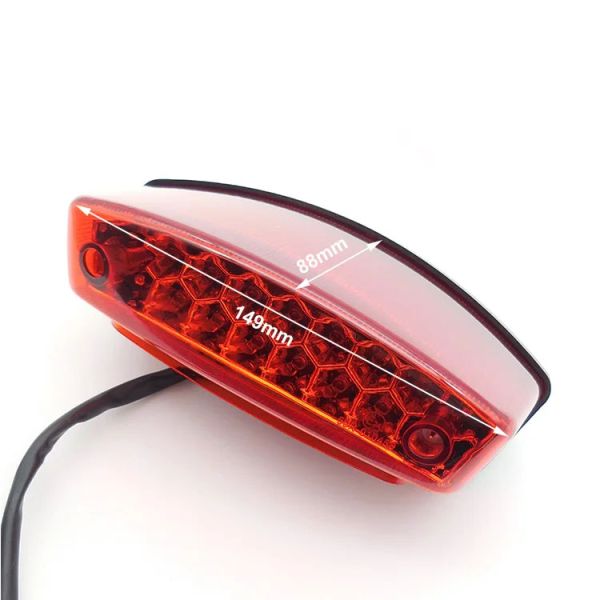 Voltage DC 12V Motorcycle LED Brake Tail Light for Honda Yamaha Suzuki