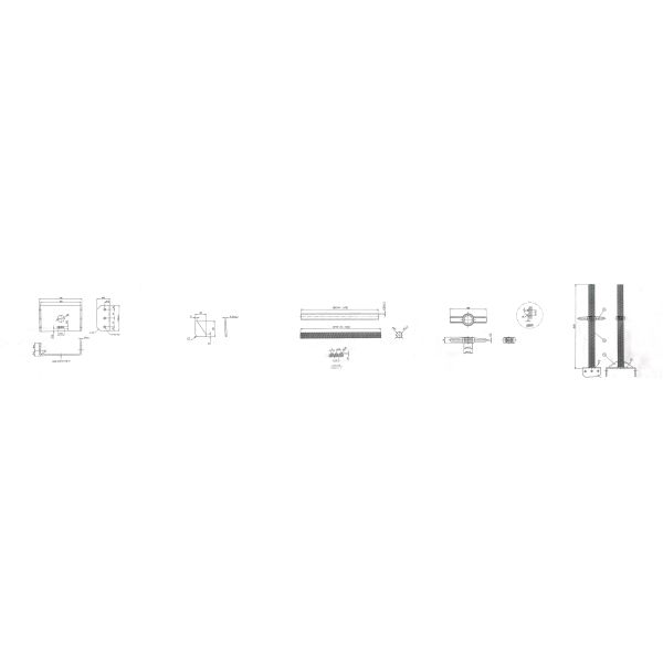 Scaffolding Korea 42.7mm U Head Jack Base 600mm Length