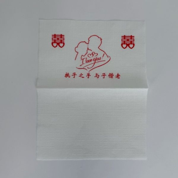 Custom 21*16cm 2 Ply Facial Tissue Paper For Weddings And Parties
