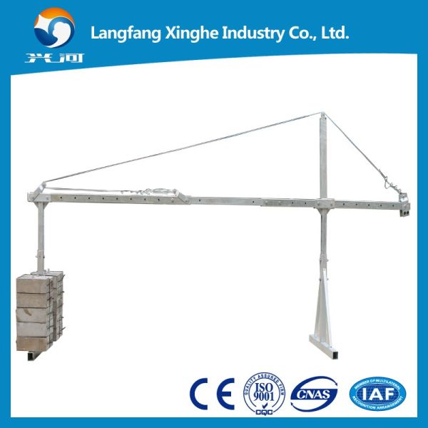 Xinghe Hot galvanized steel 2.0kw construction cleaning suspended working platform with electric winch