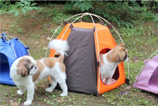 Outdoor sun protection small and medium-sized dog pet nest, special kennel cat litter puppy tent wholesale, spot
