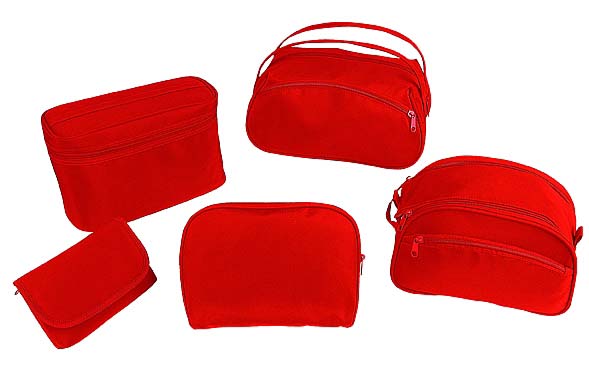 Polyester material and PVC lining  Fashion Cosmetic Bag / cosmetic pouches for travelling
