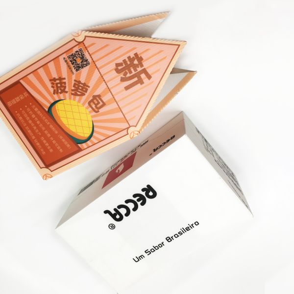 2.5mm Full Printing Frozen Food Storage Corrugated Plastic Carton Freshness Retain