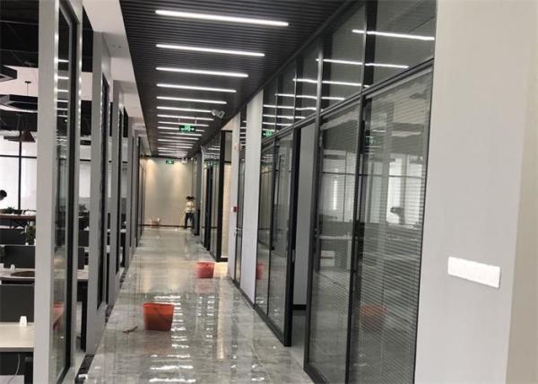 Única altura vitrificada de alumínio 2700mm da separação de vidro 3000mm