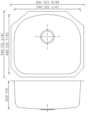 Кухонная раковина шара наградной нержавеющей стали одиночная с исключительной стойкостью