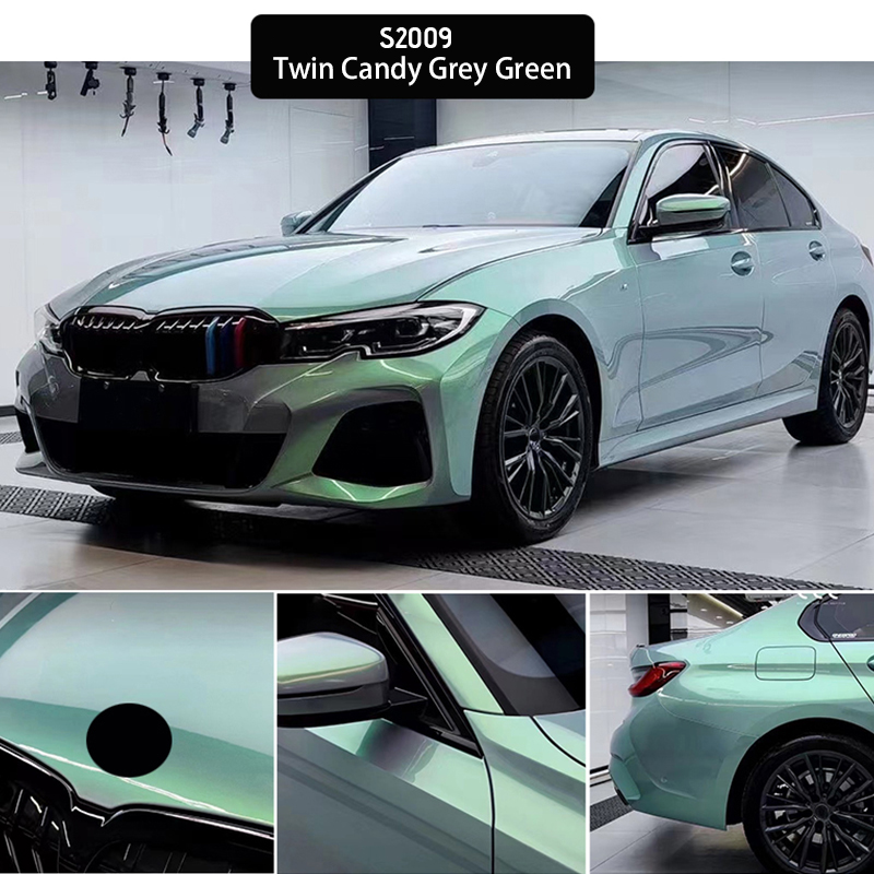 Matte Chameleon Spring Green Decorative Films Car Chameleon Tint Film Car Decoration Stickers Chameleon Tint Green
