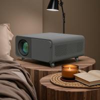 Dark Gray Education Projector Android 9.0 High Bright Smart FHD 4K Office Projector