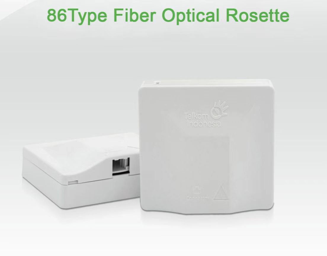 FTTH Indoor ABS 1 Core SC Adapter Invisible Fiber Optical Rosette Box ABS Белое волокно