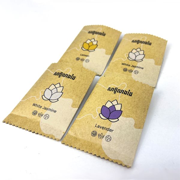 50 - 200microns Heat Seal Kraft Paper Aluminum Foil Back Seal Bag For Small Unit Package