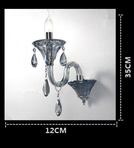 Purple chandelier K9 crystal for Living room Bedroom Lamp (WH-CY-83)