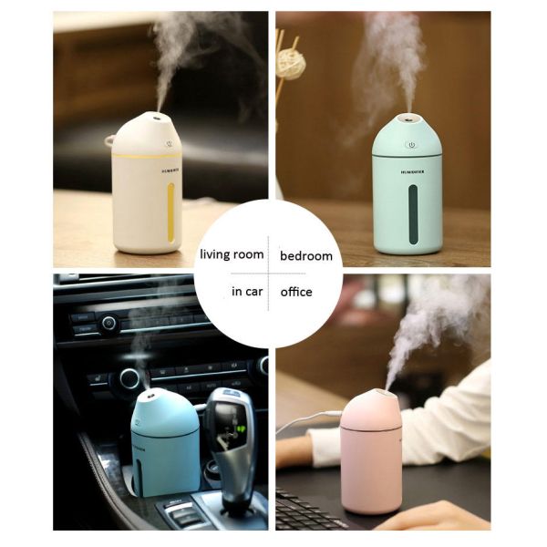Mini Portable USB Aromatic Ultrasonic Air Humidifier For Car