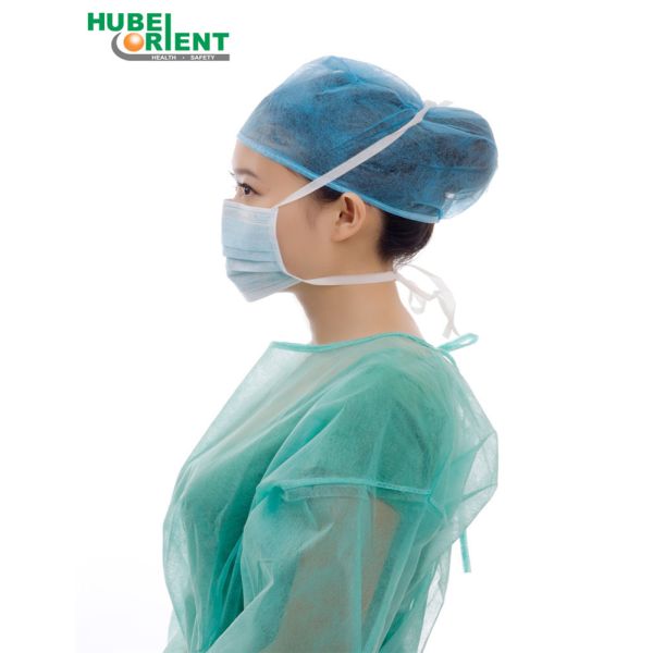 Customized Disposable Surgical Face Mask With Tie-on For Hospital/Pharmacy/Dental Clinic