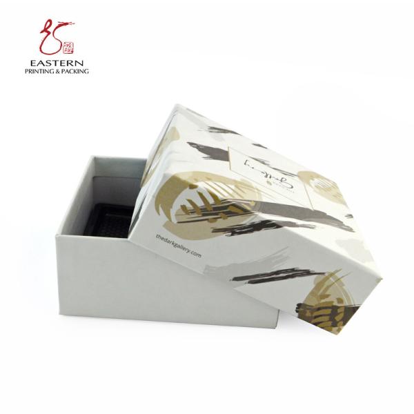 Chocolate Packaging Paper Box With Black Blister Card