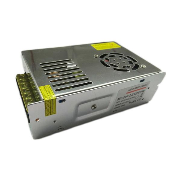 12v 250w Indoor power supply IP20 Transformer Adapter for LED Light