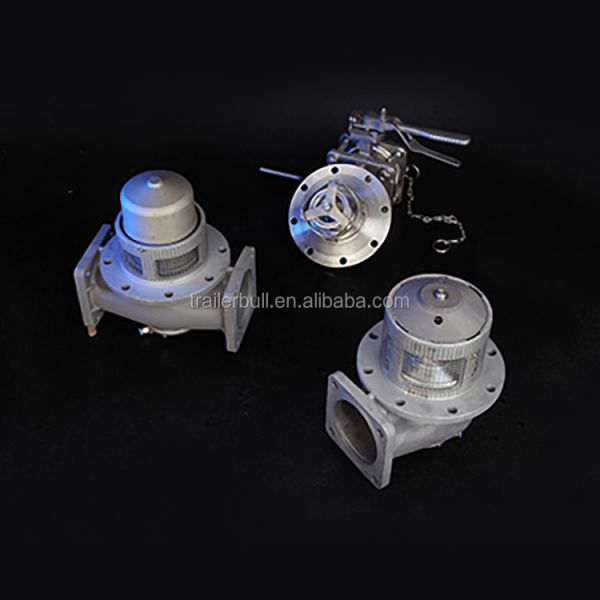 Нержавеющая сталь 304/316 Защитный клапан под положительным / отрицательным давлением для химических танкеров