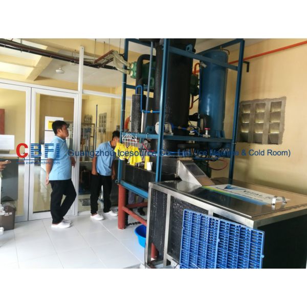 High Efficiency Automatic Type Tube Ice Machine Siemens PLC Control System