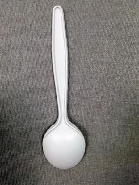 6 Inch Compostable Western Spoon Eco Friendly Cutlery Set Made From Cornstarch - Perfect Alternative To Plastic & Wood
