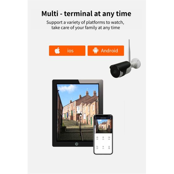 3MP New arrival security system outdoor Tuya App wifi Kit H.265