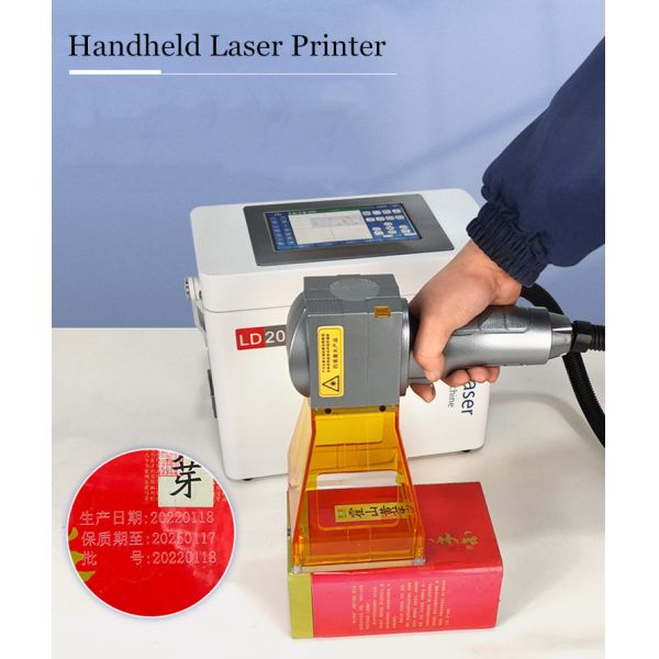 20W Power Handheld Laser Marking Machine for Portable Metal Printer 1064mm Wavelength