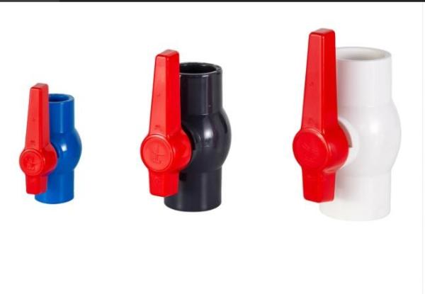 ASTM D2466 Straight Through Threaded PN32 PVC Ball Valve