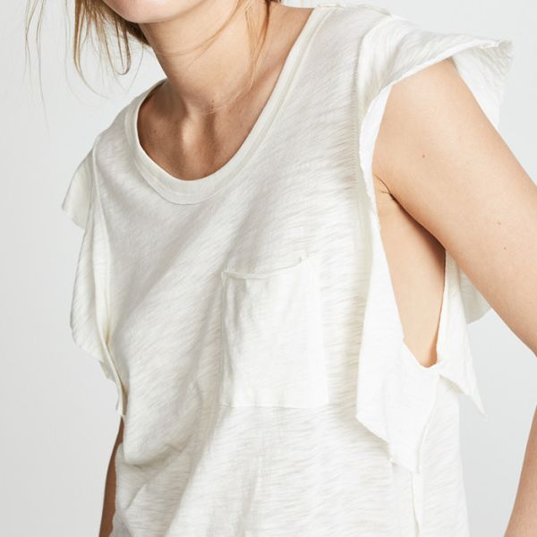 2018 New Designs Women Tops White Sleeveless Dressy Blouse