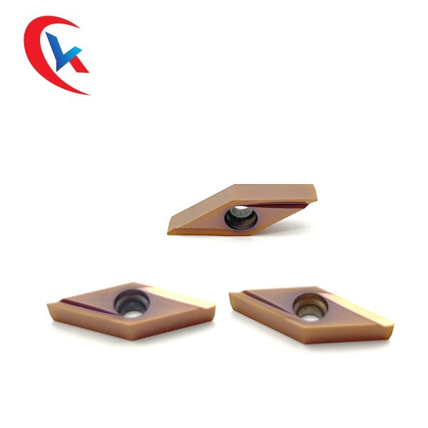 CNC Finishing Blade VBGT 110302R-Y Bronze Wear-Resistant Coating HRA 91.8 Tungsten Carbide Inserts