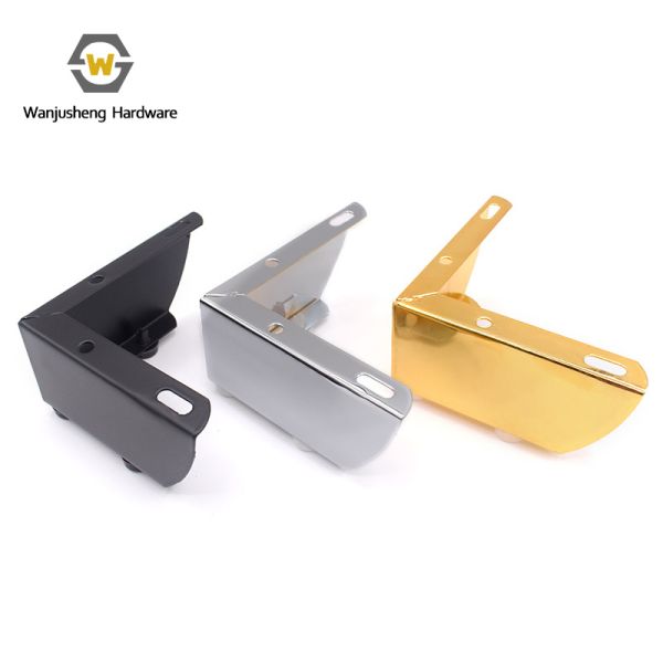 Gold Black Chrome Metal 2-in-1 Furniture Accessories Leg Sofa Leg Cabinet Leg