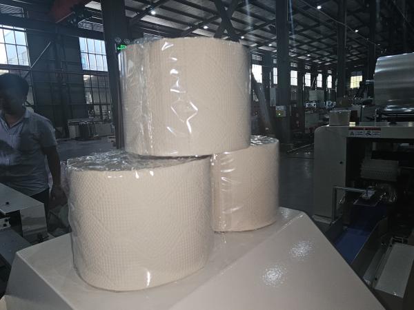 SPP Film Individual Toilet Tissue Small Paper Roll / Single Kitchen Towel Packing Machine