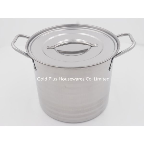 28cm Hot Thick Bottom Stainless Steel Cooking Pot Milk Bucket