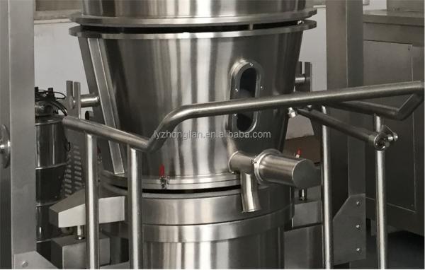 Alimentação Química Spray a ferver Fluido Borato de sódio Secador de cama fluidizado SUS304 Eficiência