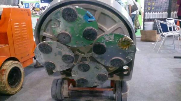 Planetary System Marble Stone Floor Polisher Single Phase 12 Heads