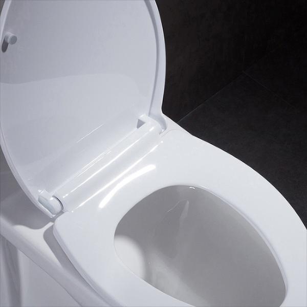 10 polegadas áspero em um toalete alongado da parte toalete da altura do conforto de 1 parte