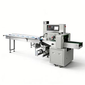 2.4KW Horizontal Pillow Packing Machine 304 Stainless Pillow Packaging Machine
