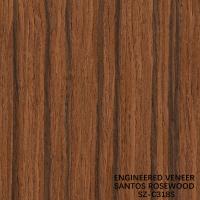 Folheado de Madeira de Rosewood Santos Engenheirado Tamanho Padrão 2500*640mm Grau A Para Face de Mobiliário Interior Fabricado na China Modelos SZ-318C/318S