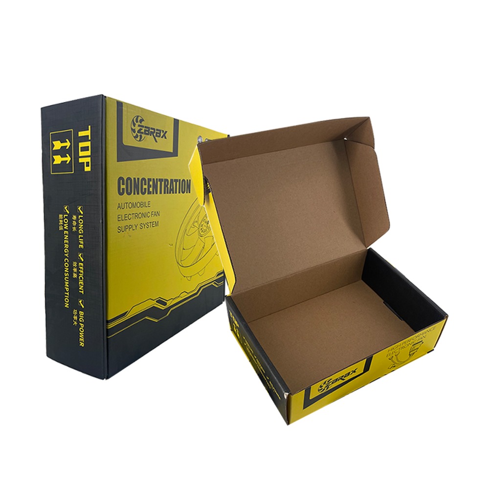 Factory Original Custom Flexography Corrugated Paper Box Embossed Matt Lamination Folders Folder Packaging