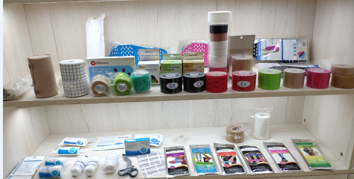 Breathable медицинская лента перевязывает гипсолит быстрого обруча пены собственной личности помощи слипчивого эластичный кохезионный